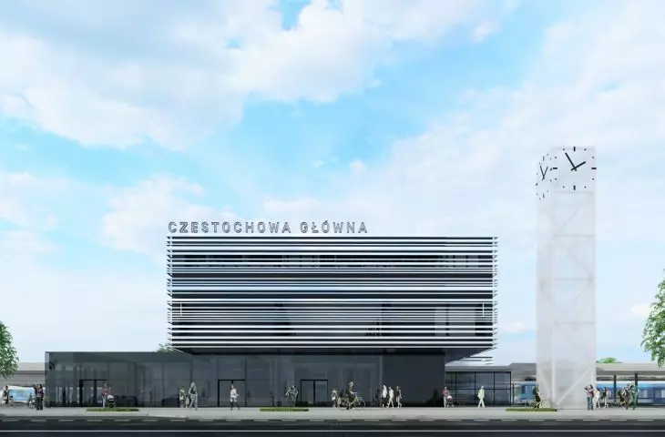 New railway station in Częstochowa