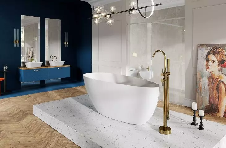 Wanna Goya z umywalkami Assos