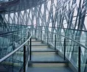 City Hall in London - the layout of elevators and gentle ramps ensures accessibility for all building users 