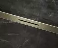 FLOWLINE ZERO, Champagne Brushed linear drain