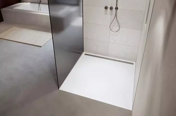 NEXSYS, Alpine White Shower Surface