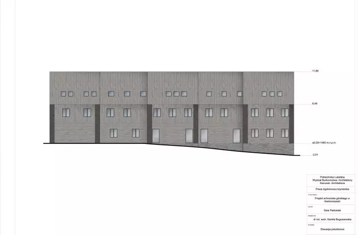 elewacja południowa