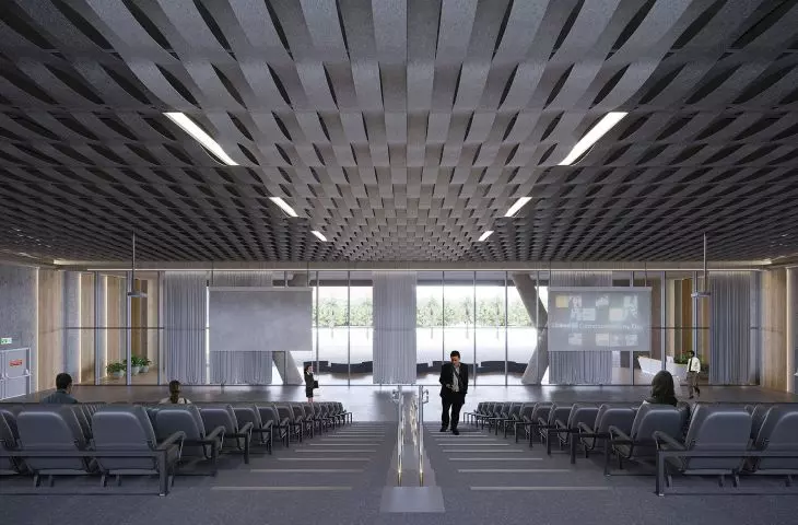 Nowy sufit HeartFelt® Multipanel Fot. Hunter Douglas Architectural