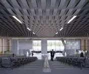 The new HeartFelt® Multipanel ceiling Photo: Hunter Douglas Architectural