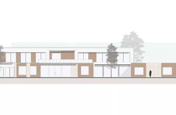 south elevation