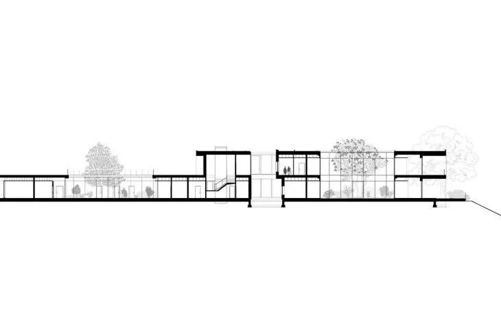 cross-section A-A