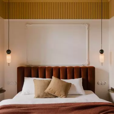 Bedroom designed by Aneta Bańkowska