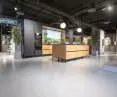 Flexible, self-leveling, coating with can be used wherever a durable, and visually appealing jointless surface is needed