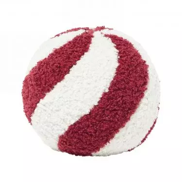 The red and white pillowcase will add a festive touch to your pillow