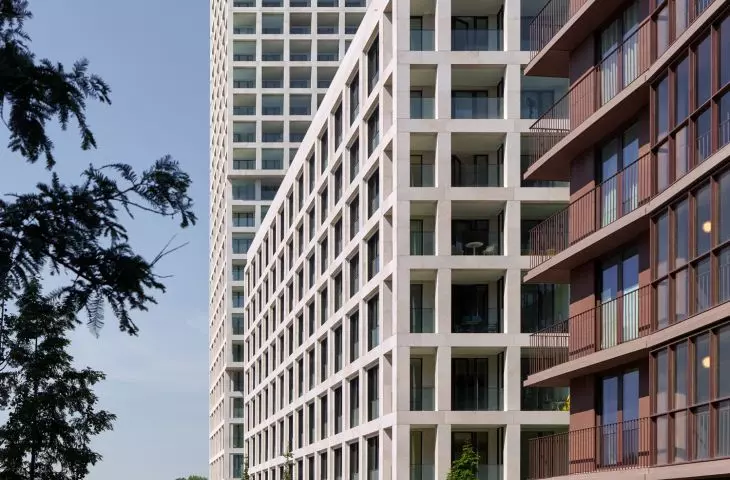Scheldehof residential complex in Nieuw Zuid, Antwerp