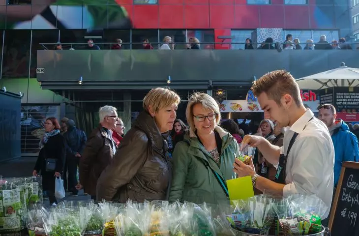 Market Hall (Markthal) in Rotterdam