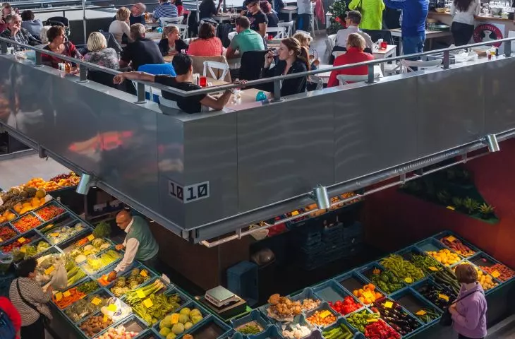 Market Hall (Markthal) in Rotterdam
