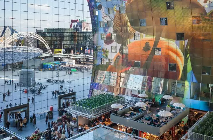 Market Hall (Markthal) in Rotterdam