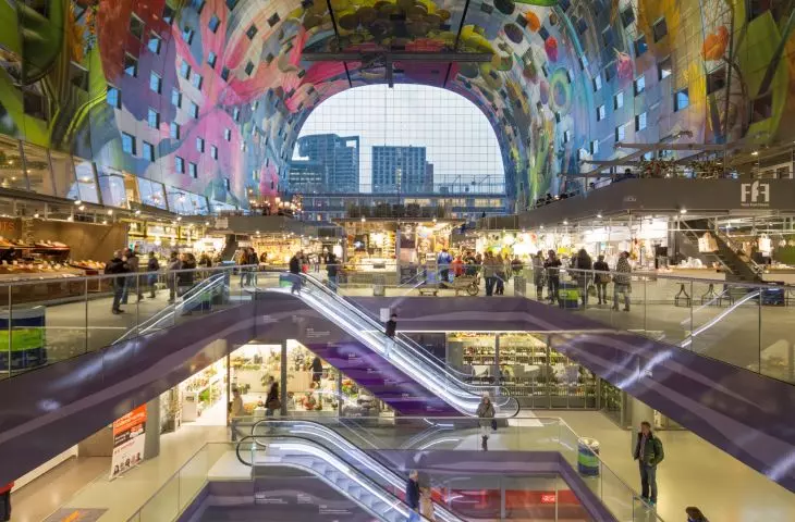 Market Hall (Markthal) in Rotterdam