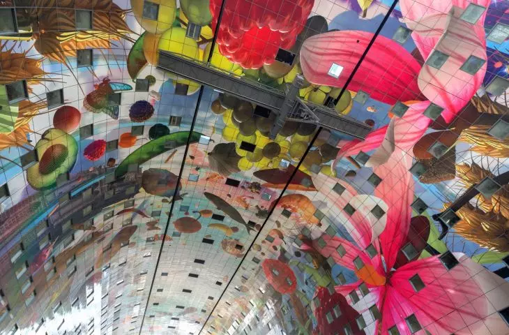 Market Hall (Markthal) in Rotterdam
