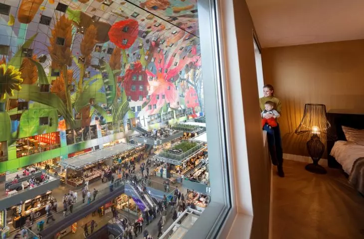 Market Hall (Markthal) in Rotterdam