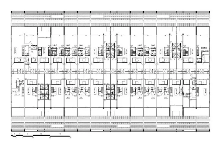 Market Hall (Markthal) in Rotterdam - projection of the eleventh floor