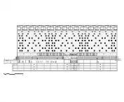 Market Hall (Markthal) in Rotterdam - longitudinal cross-section of the interior 