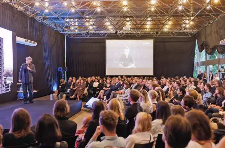 Alejandro Aravena - theorist and practitioner of socially engaged architecture during his visit to Poland 
