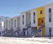 Social housing complex, Monterrey, Mexico, designed by Alejandro Aravena (ELEMENTAL), 2010