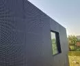 Expanded mesh facade - single-family house in Lithuania