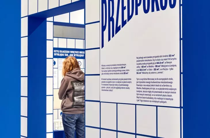 There is an average of 33 square meters of apartment space per Varsovian today 