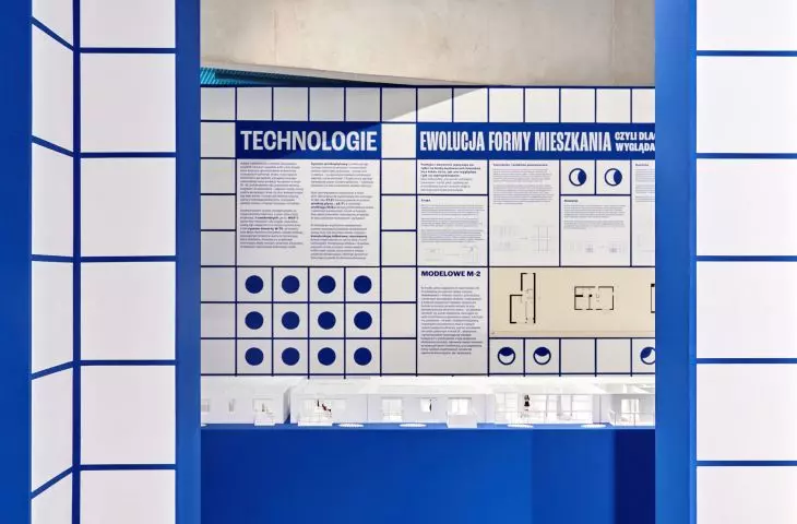 Zespół kuratorski porównywał rzuty dwupokojowych mieszkań skupiając się na czasach powojennych – od 1945 roku do teraz
