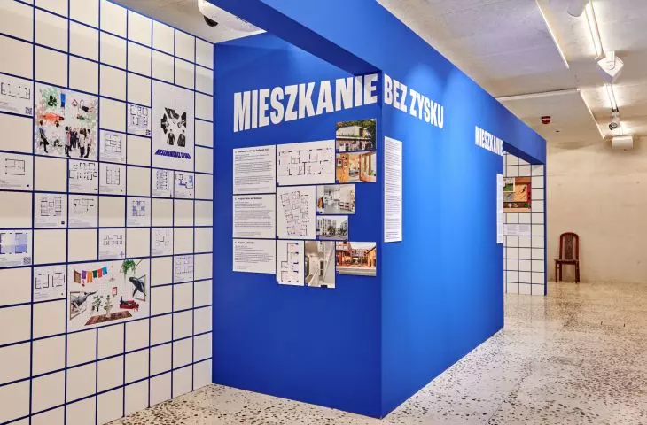 Non-profit housing was designed by male and female students of the Faculty of Architecture at the Warsaw University of Technology