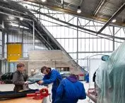 Liceum im. Marcela Sembata w Sotteville-lès-Rouen w Normandii – widok na warsztaty 