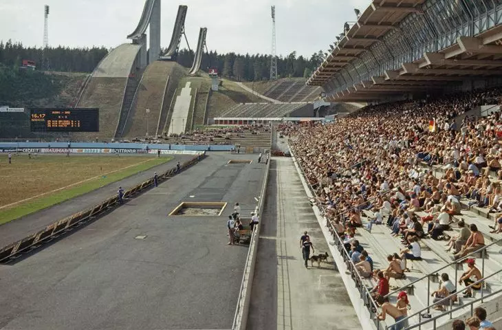 Centrum Sportowe i trybuna w Lahti, Finlandia, 1977