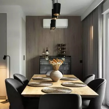 The interior combines modern design with comfort