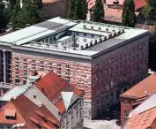Budynek Biblioteki Narodowej i Uniwesyteckiej w Lublanie, proj.: Jože Plečnik