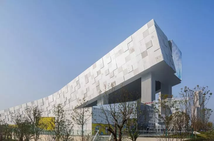 Wuhan Ski Resort - The 500-meter-long, 100-meter-high indoor ski slope is a key component of the project
