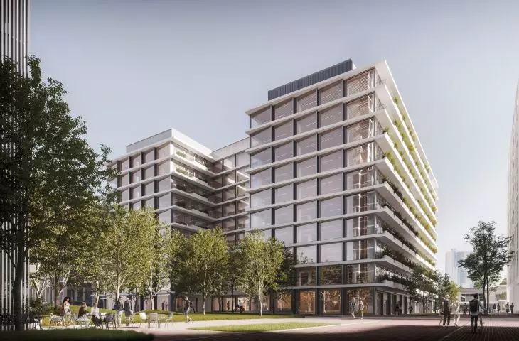 Office House in the Towarowa 22 complex in Warsaw