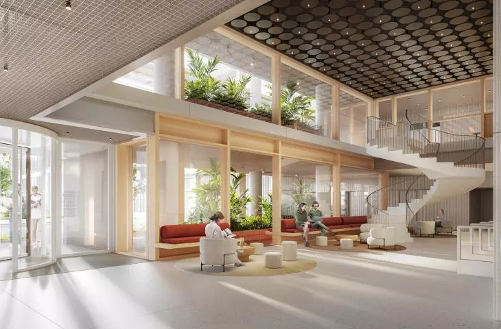 Office House in the Towarowa 22 complex in Warsaw