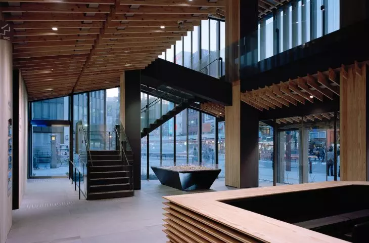 Cultural and tourist center in the Asakusa district of Tokyo - lobby view 
