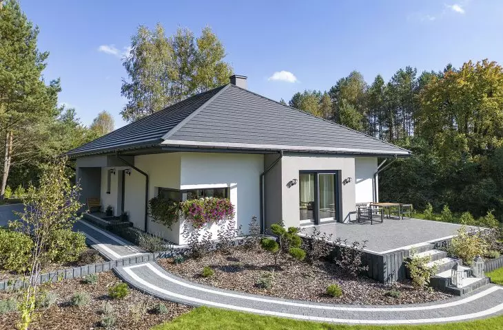FLAT PLUS sheet metal roofing tile from Blachy Pruszyński