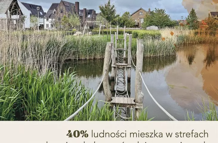 40% of the population lives in areas directly threatened by climate change