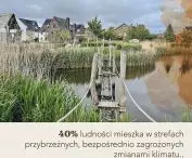 40% of the population lives in areas directly threatened by climate change