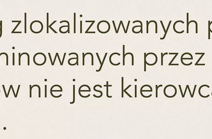 Customers of services located along Polish streets are mostly pedestrians