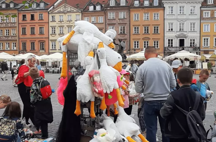 Sprzedaż obwoźna w centrum Warszawy
