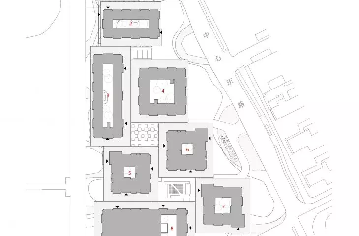 International Exchange Center of Wenzhou Medical University - site development plan