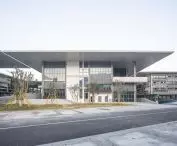 Centrum Wymiany Międzynarodowej Uniwersytetu Medycznego w Wenzhou – widok na bibliotekę