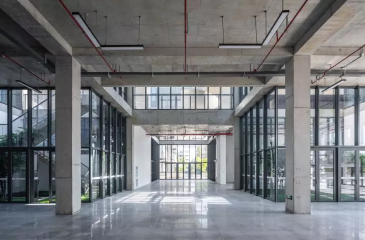International Exchange Center of Wenzhou Medical University - view of the lobby 
