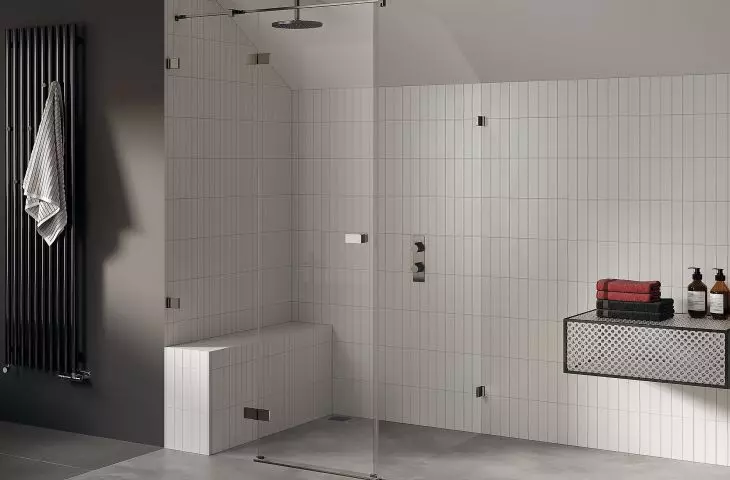 Kabina Avexa Gunmetal Brushed – przykład  możliwości kabin Na Wymiar w ofercie New Trendy