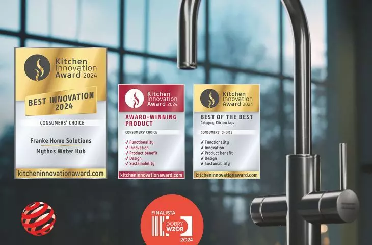 Mythos Water Hub is the winner of many prestigious awards