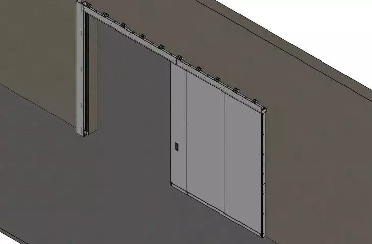 EI sliding fire door