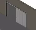 EI sliding fire door