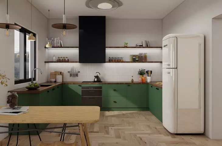 Visualization of the kitchen made with AiHouse software