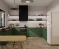 Wizualizacja kuchni wykonana w programie AiHouse